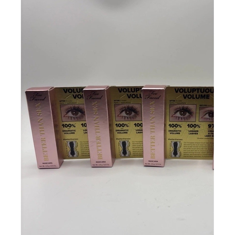 3 Too Faced Better Than Sex Mascara - Set Of Mini 4 x 3.9 g / 0.13 Oz.